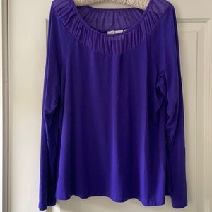 Linea ladies purple blouse.